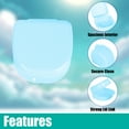 thumbnail image 3 of 20PCs Dental Grade Orthodontic Retainer Boxes by VASTMED | Dental Mouthguard Container Retainer Case with Vent Holes Denture Holder Box Clear Aligner Case Slim for Household, 3 of 5
