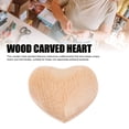 thumbnail image 3 of Decoración De Corazón De Madera, Corazón Tallado De Madera Decorativo Elegante Para El Hogar, 3 of 7