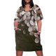 thumbnail image 1 of Vestido holgado de hortensia con bolsillos para mujer mono largo de verano trajes de playa, 1 of 6