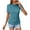 Blue, variant on WHEANG Women's Crew Neck Ruched Short Sleeve Tops, Fashion Blouses Comfort Versatile Daily Outfit Summer Tops for Women, Solid Color Casual T Shirts for Women(Color Red Size 2XL)