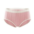 thumbnail image 2 of HUPOM Organic Cotton Underwear Womens Womens Underwear High Waist Activewear Tie Seamless Waistband Pink XL, 2 of 3