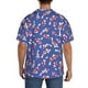 thumbnail image 3 of Fotbe Beautiful Koi Fish Camisa Estampada de Manga Corta para Hombre, Casual de Verano, Estilo Playero, Sin Arrugas-Large, 3 of 5