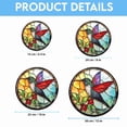 thumbnail image 6 of Ornament Window Hanging, Hummingbird Gifts Sun Catchers Diamond Glass Panel Hangings Birds Suncatcher Decor for Birthday for Women, Men, Wife, Aunt, and Mom, 2025, Holiday, 6 of 6