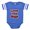 Royal Blue, variant on CafePress - Love You Guys - Cute Infant Baby Football Bodysuit