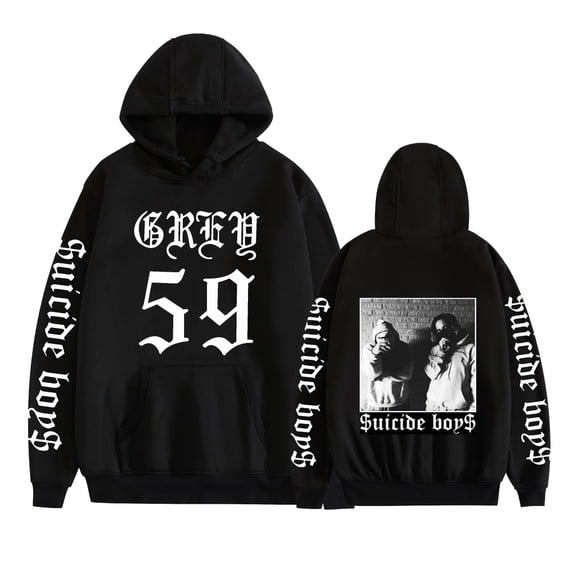 AMEDRXQ Suicideboys Hoodie Rapper Casual Loose Long-Sleeved Pullover Sweatshirt Unisex