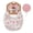 Style#04, variant on Baby Muslin Feeding Bibs with Bow Headband Set Flowers Lace Adjustable Drooling Bib Boho Baby Bibs for Girls Infant Newborn Toddler Teething