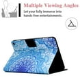 thumbnail image 4 of Allytech Case for All-New Kindle Fire HD 8 inch 10th Generation 2020 Release, PU Leather Stand Flip Cover with Card Slots Auto Sleep Wake for Fire HD 8 Plus 2020/Fire HD 8 2020, Mandala, 4 of 6