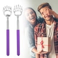 thumbnail image 2 of Unique Bargains 2 Pcs Extendable Bear Claw Stainless Steel Purple, 2 of 7