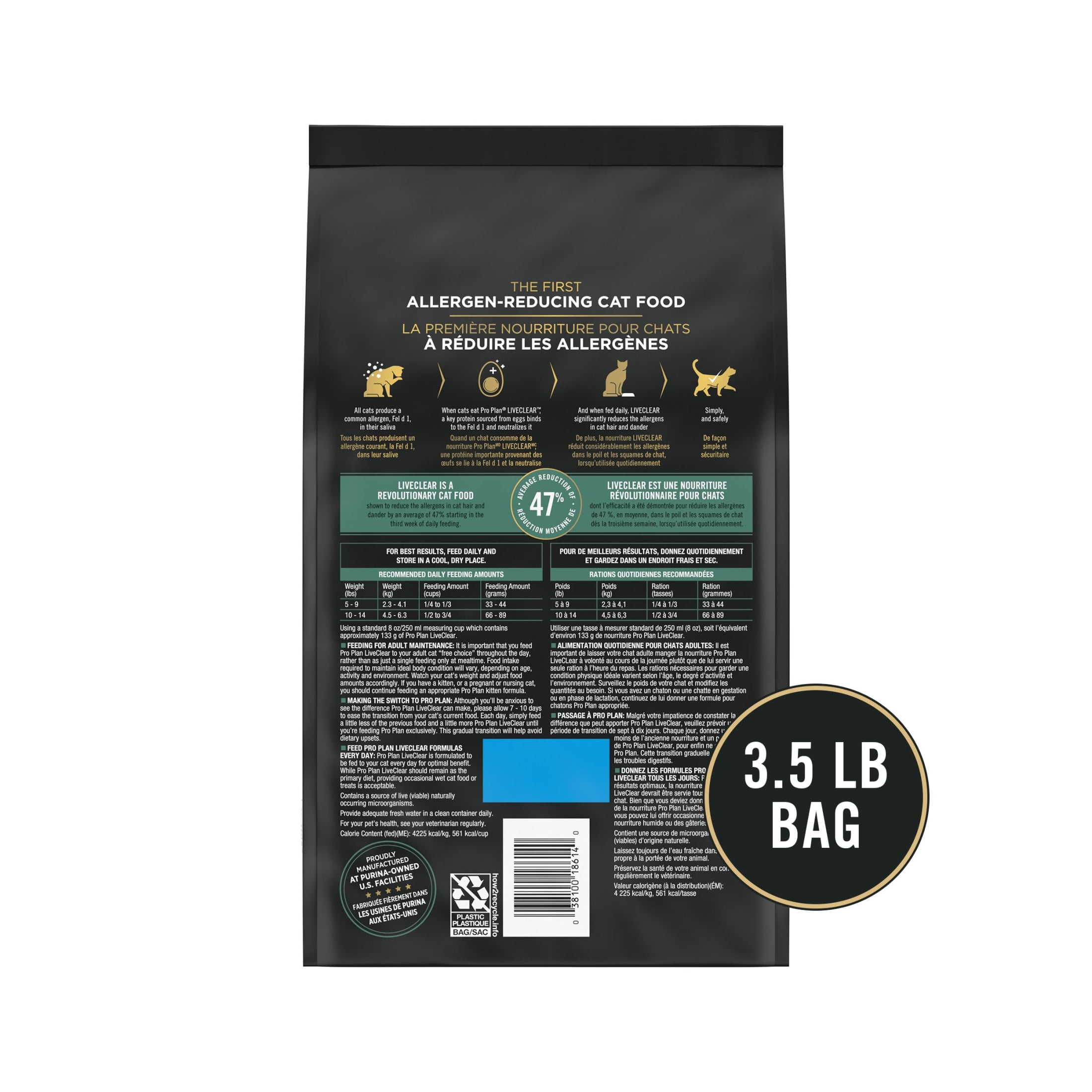 Purina Pro Plan Allergen Reducing, High Protein Cat Food
