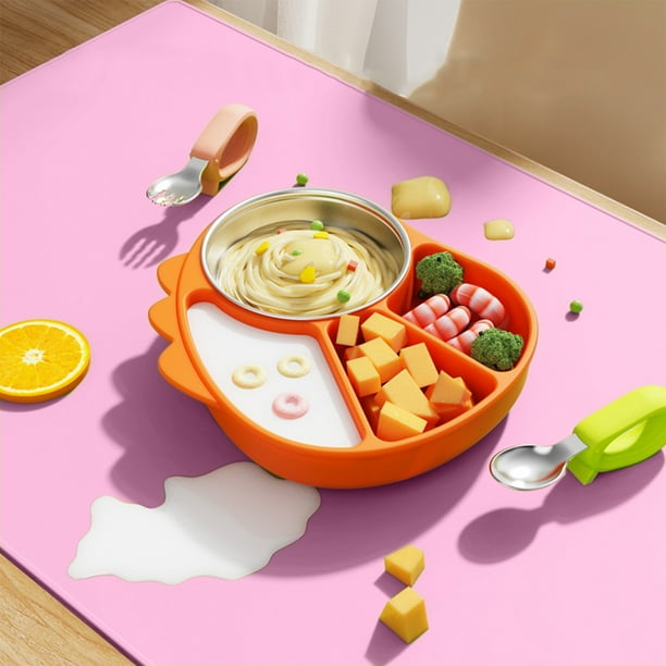 Waterproof And No Slip Insulation Mat Easy To Clean Thickened Raised Edges To Keep Clean Silicone Mat Suitable For Painting Handicrafts And Children's Dining