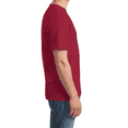thumbnail image 3 of Hanes Essential T-Shirt, 100% Cotton Short Sleeve Mens Tee, DIY and Arts And Crafts, Deep Red, L, 3 of 5