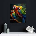 thumbnail image 4 of Nawypu Wall Animal Canvas Wall Art Cartoon Parrot Picture Print On Canvas Colorful Cartoon Animals Painting For Modern Living Room Bedroom Farmhouse Home Decor, 4 of 4