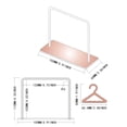 thumbnail image 3 of WRXMIJNHGSA Rack Under $5 Hanging Personalized Earring Holder Acrylic Hanger Type Stud Earring Storage Display Rack Jewelry Rack, 3 of 7