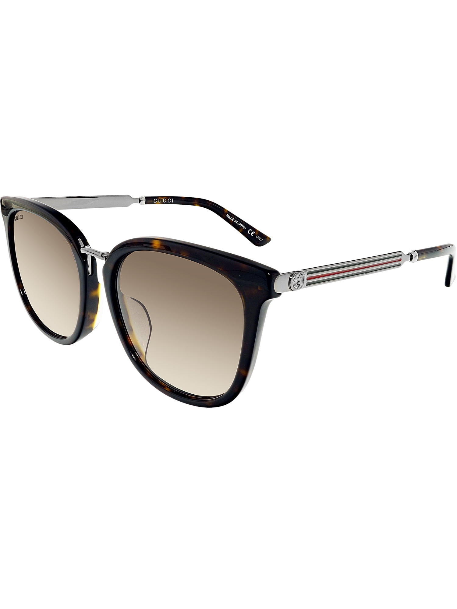 Ælte Mere hår Gucci Gradient GG0079SK-003-5 Silver Butterfly Sunglasses | Walmart Canada