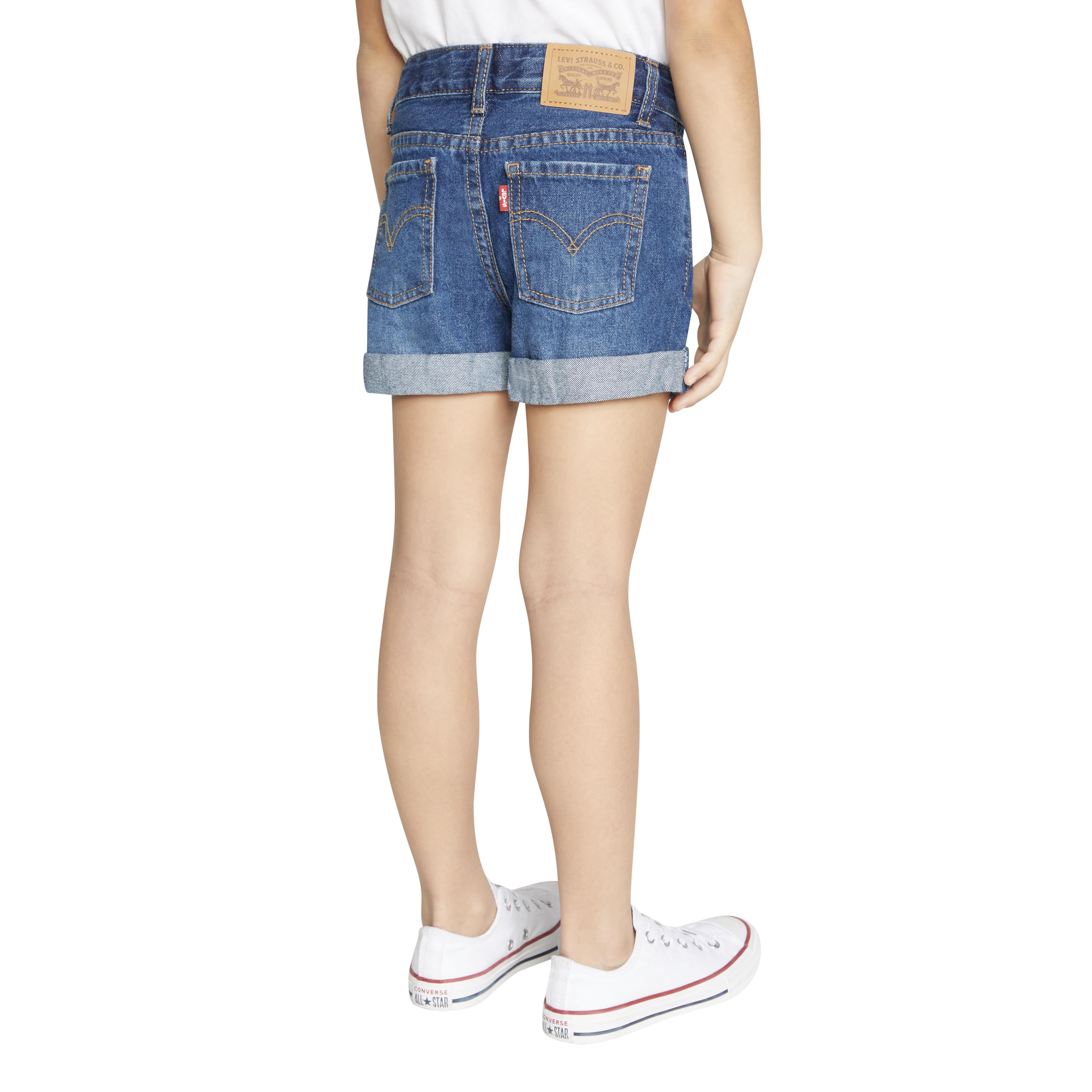 Levi's Girls' Girlfriend Denim Shorty Shorts, Sizes 4-16