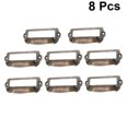 thumbnail image 3 of RENACLIPY 8 Pcs Poignée de Tiroir Brun Foncé pour Tiroirs de Commode 8.2x4 Po, 3 of 7