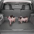 thumbnail image 3 of Red de seguridad para perros de 120 cm x 70 cm para coche, red de seguridad de doble capa, malla universal para perros y mascotas en vehículos, que bloquea el acceso al asiento delantero del coche, o, 3 of 5