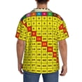 thumbnail image 3 of Honeii Multiplication Table2 for Men's Short-Sleeved Button-Up Collared Shirt Featuring A Pocket, Perfect for Beach Vacations, And Travel Adventures.-3X-Large, 3 of 5