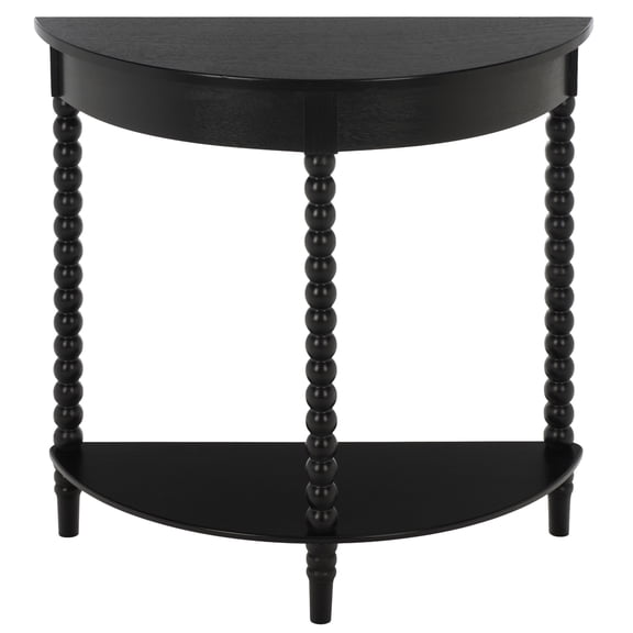 Safavieh Orbis Demilune Modern Console Table, Matte Black