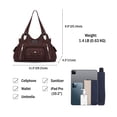 thumbnail image 4 of Scarleton Fashion Decorative Zipper Shoulder Bag for Women, Handbags for Women, H1635, 4 of 6