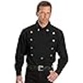 thumbnail image 3 of Scully RW011-BLK-XXL Chemise de Rangement pour Hommes - Noir, 2 Très Grand, 3 of 4
