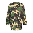 thumbnail image 5 of SAATLERI 3/4 Sleeve T-Shirts Shirts for Women Camo Print Loose Crewneck Tunic Top Army Shirt Dressy Blouse Casual Pullover, 5 of 5