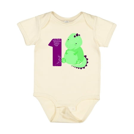 

Inktastic Baby Dinosaur 1st Birthday Gift Baby Boy or Baby Girl Bodysuit