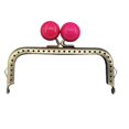 thumbnail image 3 of jifeng Metal Purse Frame Craft Purse Making Clutch Bag Handle for Sewing Bag Making Rose Red, 3 of 9