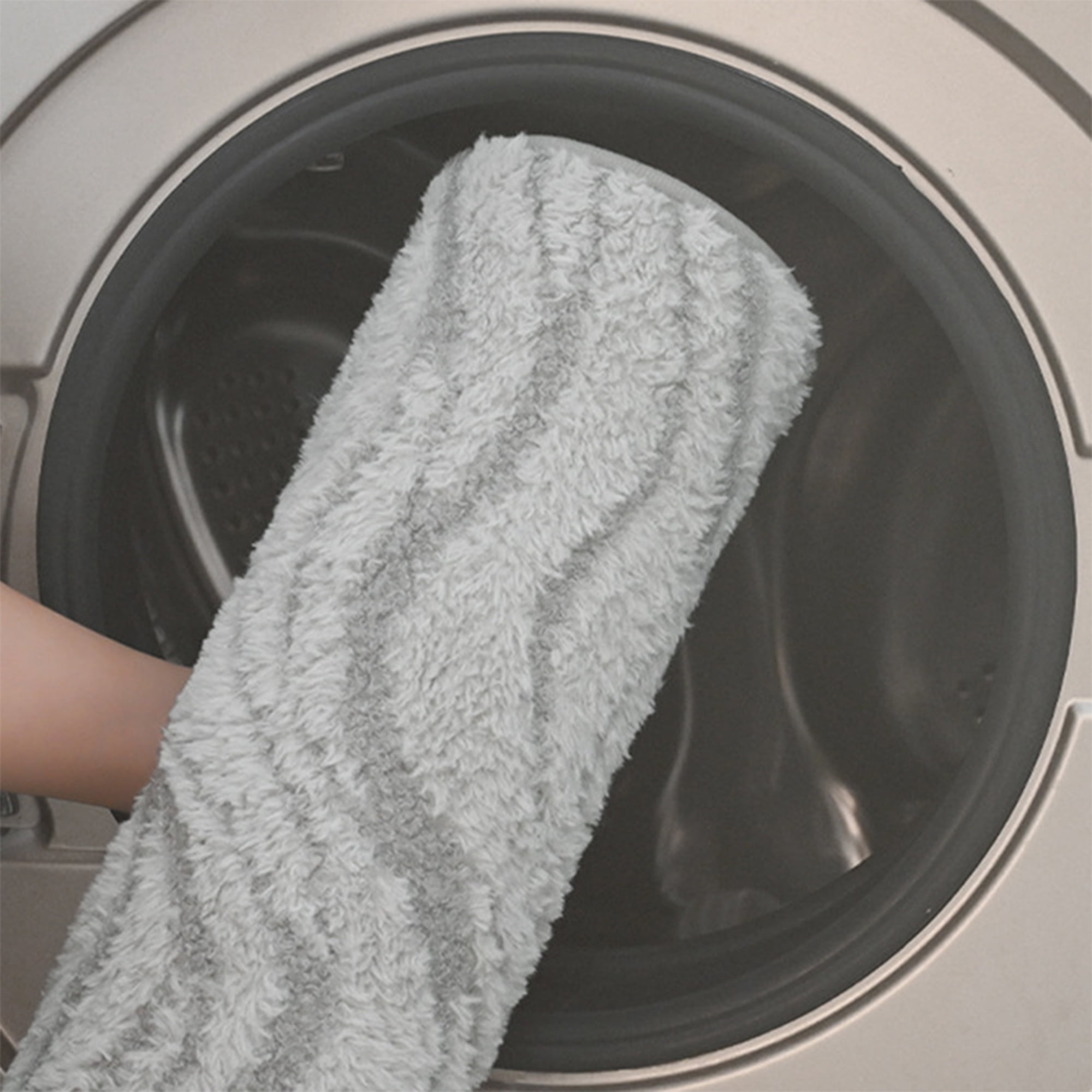 Unique Bargains Wave Pattern Bath Mat Soft Absorbent Non-Slip Bath Rugs Grey 16" x 24"
