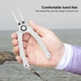 thumbnail image 4 of Ranliy Fishing Pliers, Saltwater Aviation Aluminum with Sheath and Lanyard, Surf Fishing Tackle Kit, Fishing Multitool Hook Remover, Braided Fishing Line Cutting and Split Ring, 4 of 6