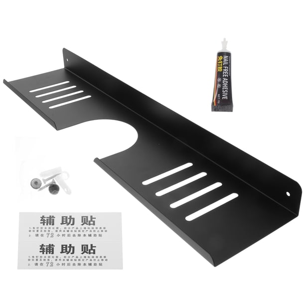 GOOHOCHY Estante de pared para baño sin perforaciones, estante de ducha para baño, cocina, estante de pared sin perforaciones