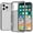 Smoke Gray, variant on For Apple iPhone 16 (6.1") Transparent Shock Absorption PC + TPU Rubber Gel Thick 3mm Hybrid Silicone Slim Fit Back Cover ,Xpm Phone Case [ Pink ]