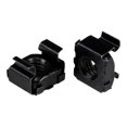 thumbnail image 1 of StarTech.com Écrous de Cage M6 - Lot de 100, Noir - Écrous de Cage de Montage M6 pour Rack de Serveur & Armoire (CABCAGENT62B) - Écrous de Cage - Noir (Lot de 100) - pour P/N : RACK-18U-20-WALL-OA, RACK-21U-20-WALL-OA, RACK-24U-20-WALL-OA, RK12OD2, RK3236BKF, 1 of 2