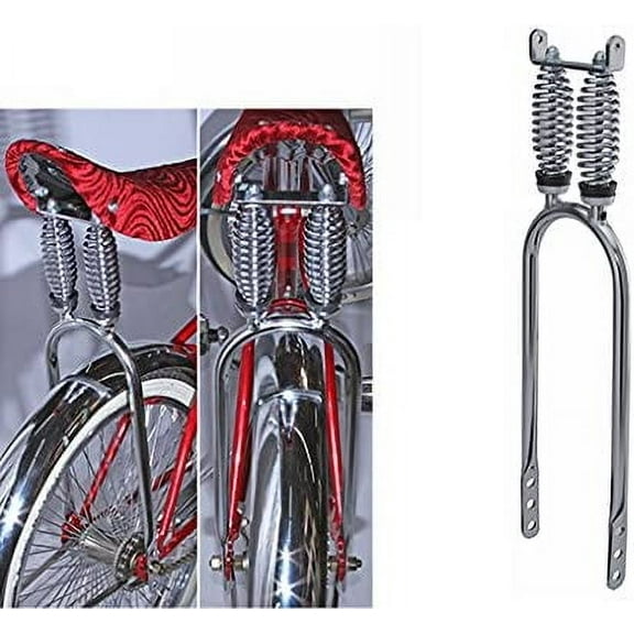 Lowrider 20" Bike Bicycle Dual Suspension Sissy BAR Chrome. Bike Part, Bicycle Part, Bike Accessory, Bicycle Accessory