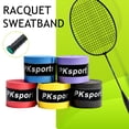 thumbnail image 2 of Hioecau 5Pcs Badminton Racket Grip Tape Anti-slip Sweat Absorbing Shock-proof Breathable Elastic Fishing Rod Tennis Racquet Paddle Overgrip Wrap, 2 of 8