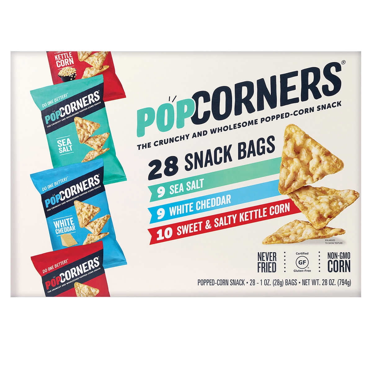 PopCorners Popped Corn Snack Variety Pack 1 oz 28 ct