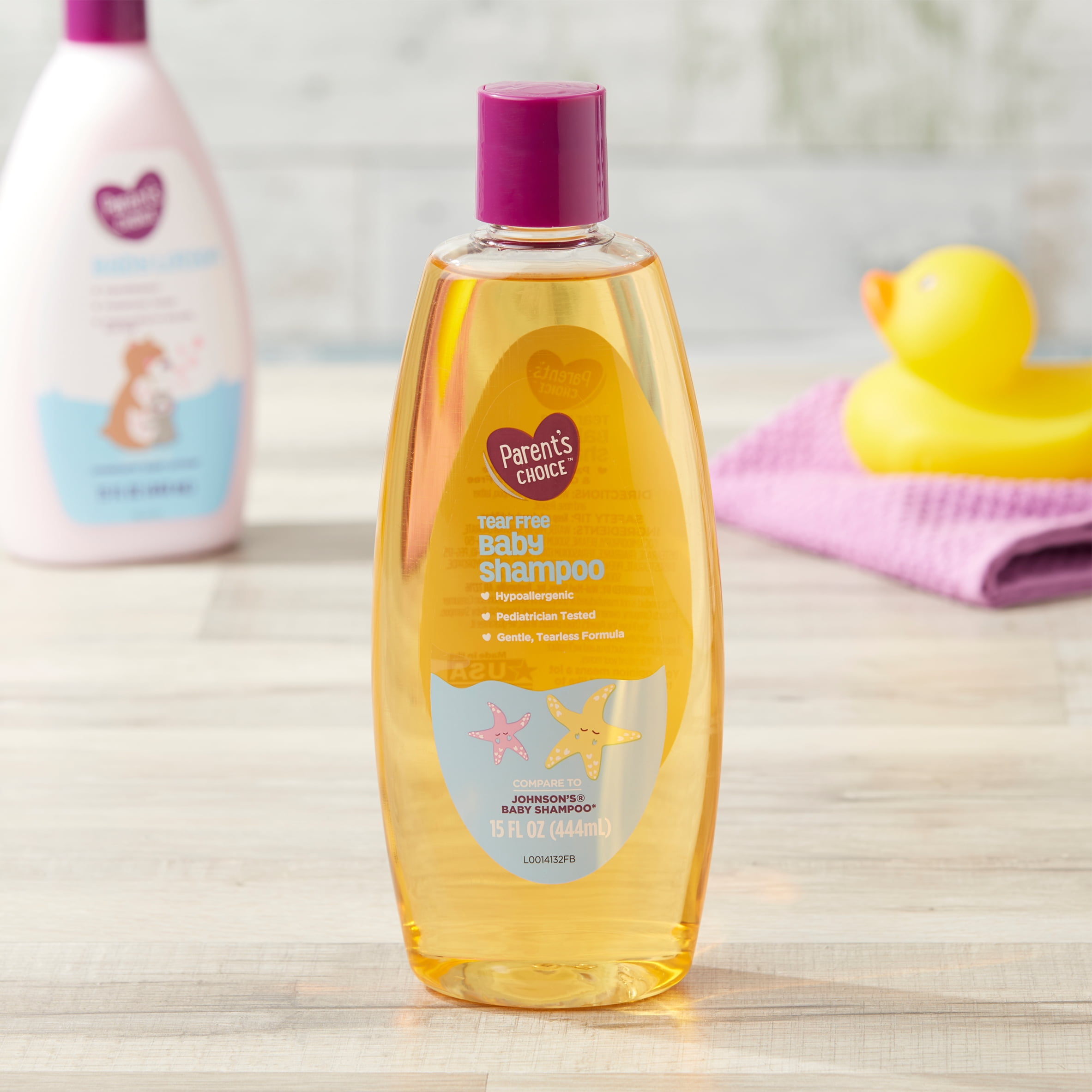 Parent's Choice Tear-Free Shine Enhancing Baby Daily Shampoo, 15 fl oz