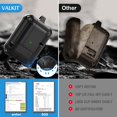 thumbnail image 2 of Funda Valkit para Airpods Pro con kit de limpieza y candado, negra, 2 of 6