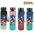 thumbnail image 4 of New Sonic Hedgehog Outdoor Sports 650ML Large Capacity Cartoon Portable Plastic Water Bottle Drinking Cup Student Birthday Gift, 4 of 9