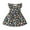 Black, variant on Odeerbi 2025 Toddler Baby Girls Cute Summer dinosaur Print Multicolor Flying Sleeves Dress