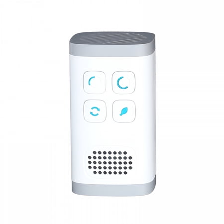 HIBIBUD Mini Ozone & Ionic Air Purifier 2 in 1,Plug-In,Negative Ion Generator for Air Purification,Fresh Disinfection,and Household Use Air Ionizers for Dust Mites