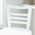 thumbnail image 4 of Linon Birkdale 30" Bar Stools, Classic White Finish, Set of 2, 4 of 11