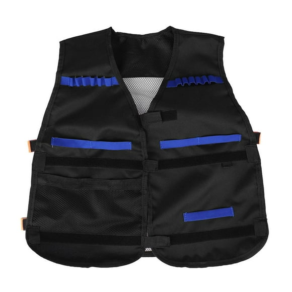 WALFRONT Tactique Gilet Enfants Pistolet Mousse Pince Porte-Veste pour Nerf N-Grève Jeu