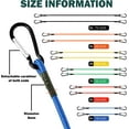 thumbnail image 4 of BH HOME 28-Piece Bungee Cord Set: 72"-18" Sizes, Mini, Ball Ties, Clips, 4 of 7