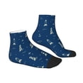 thumbnail image 3 of Bingfone Lighthouses And Anchors Design Patterned Men'S Women'S Casual Cotton Socks, 3 of 9