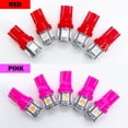 thumbnail image 5 of 5 bombillas LED para coche T10 W5W 194, luz de señal LED de 12 V 5050, luz blanca multicolor para el maletero del coche, luz de techo interior del coche, 5 of 5