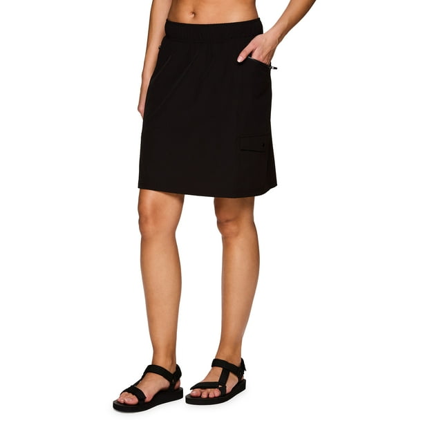 Avalanche Women's Woven Ripstop Golf/Hiking Skort With Zipper Pockets