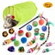 thumbnail image 3 of Juego de túnel de juguete para gatos, divertido juguete interactivo de peluche con forma de ratón, juguete vocal para gatos, 3 of 6