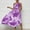 Purple womens summer dresses clearance sale, variant on Dyegold Sundresses for Women Casual Beach - Sundress Womens One Shoulder Sleeveless Tie Dye Pleated Maxi Sun Dresses ​A-Line Bohemian ​Graduation ​Party Dresses