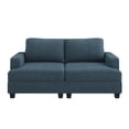 thumbnail image 7 of HONBAY 65.4" Corduroy Loveseat Sofa, Deep Seat 2-Seater Modular Sectional Couch for Small Living Room and Apartment, Blue, 7 of 7